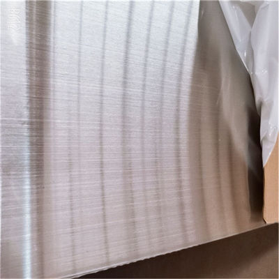 Jakość  NO.4 304 2mm Brushed Stainless Steel Sheet 20 Gauge 0.036 12 X 5 fabryka